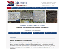 Tablet Screenshot of missourigravestones.org